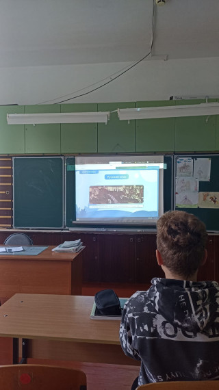 Урок литературы по теме "Былины" с использованием платформы ЦОС Моя школа..